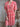 Robe colorée pour femme rose orange motifs croix
