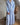 robe longue chemise à rayures bleues et blanches
