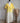 robe longue tie and dye jaune et blanc légère, col V