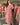 Robe longue fleurie cache-cœur doublée grande taille portée en boutique MC by Chloé