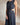 robe longue pour femme ouverture couleur noir