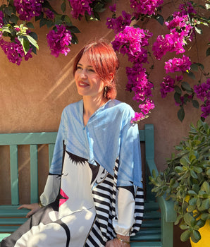 robe longue visage marque LM Lulu