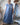 robe longue plissée bleu jean grande taille