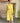 Robe longue rayée jaune brodée Johanna Paris