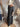 robe longue pour femme motifs zébrés noir et  blanc robe de plage légère