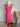 Robe mi longue plissée deux façons de la porter col rond ou cache coeur 
