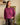 Sweat léger rayé prune et chocolat Johanna Paris femme – MC by Chloé