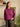 Sweat léger rayé prune et chocolat Johanna Paris femme – MC by Chloé
