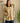 Trench beige femme coupe loose avec marguerites en sequins et col velours chocolat