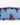 Trousse matelassée bleue rayée imprimé homard The Corner