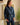 Veste en jean japonisante Johanna Paris doublée avec ceinture et poches – MC by Chloé