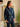 Veste en jean japonisante Johanna Paris doublée avec ceinture et poches – MC by Chloé