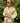 veste kimono jaune à motifs marque Johanna Paris