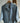 veste courte rayée bleu marque Johanna Paris