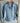 veste rayée bleue à boutons marque Johanna Paris