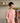 Veste texturée à carreaux rose Johanna Paris portée avec pantalon assorti