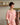 Veste texturée à carreaux rose Johanna Paris portée avec pantalon assorti