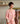 Veste texturée à carreaux rose Johanna Paris portée avec pantalon assorti
